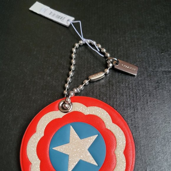 Coach x Marvel Captain America Shield Hangtag - Picture 3 of 4